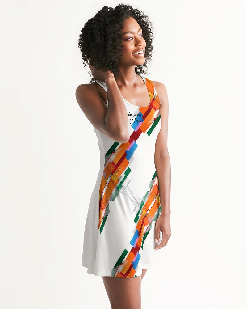 Combo print by Marvin Jeans and Trinity D Marvin Women's Racerback Dress