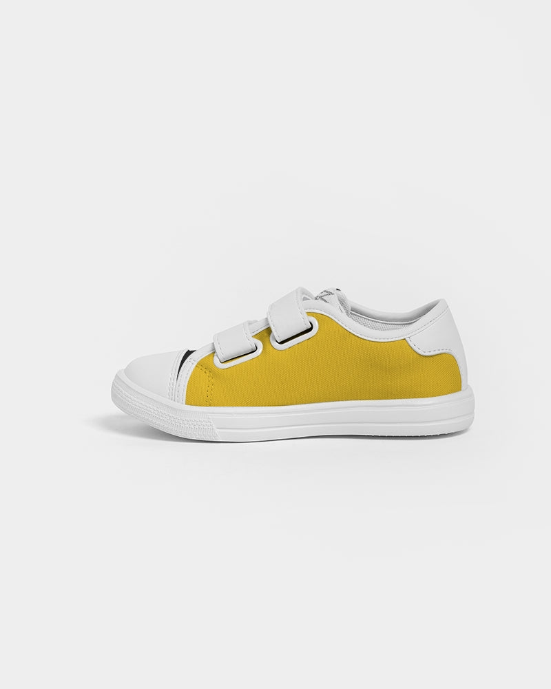 Retro yellow BY MARVIN JEANS Kids Velcro Sneaker