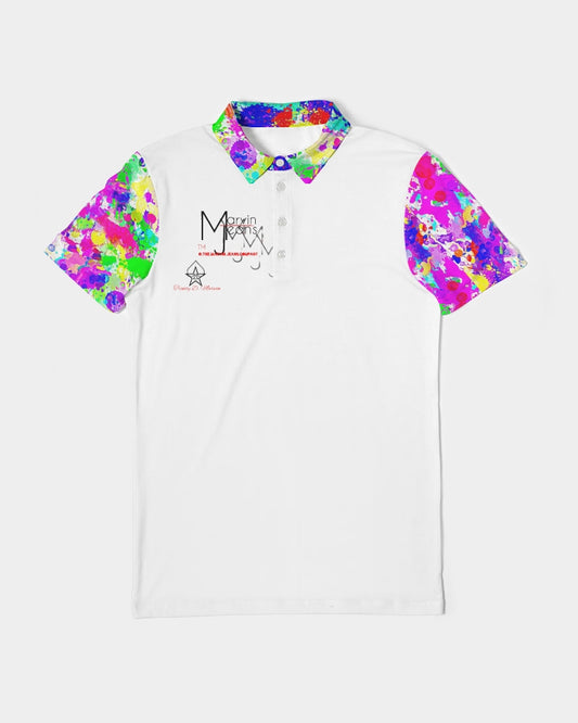 Low tide by Marvin Jeans and Trinity D Marvin Men's Slim Fit Short Sleeve Polo