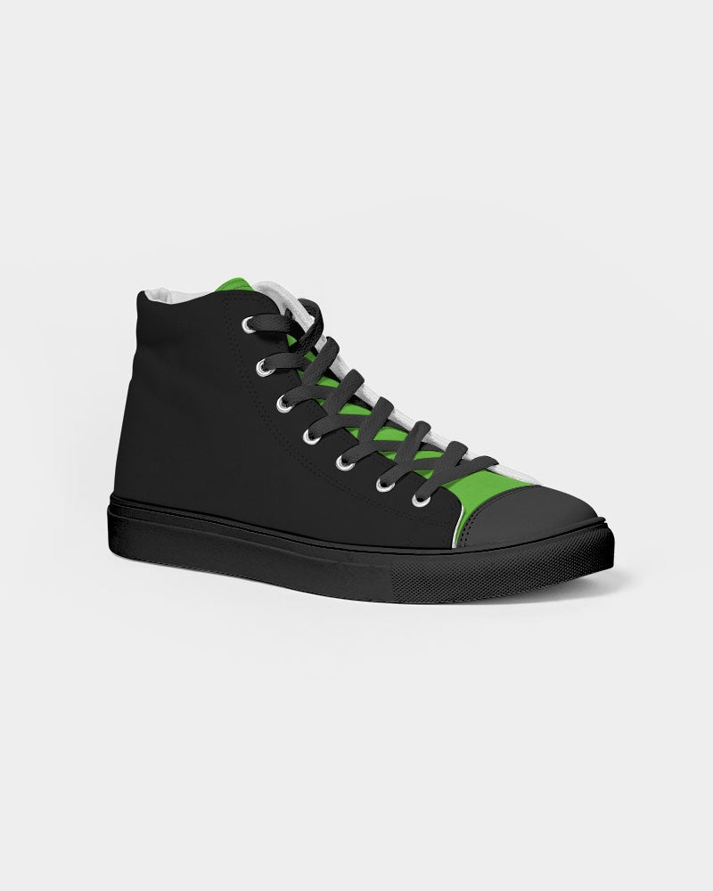 Black is beautiful by Marvin Jeans and Trinity D Marvin Men's Hightop Canvas Shoe - Black