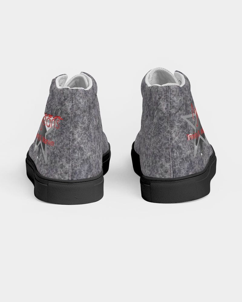 Wool by Marvin Jeans and Trinity D Marvin Men's Hightop Canvas Shoe - Black