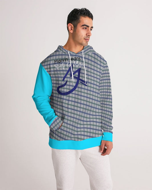 Grid mix by Trinity D. Marvin and Marvin Jeans Men's Hoodie