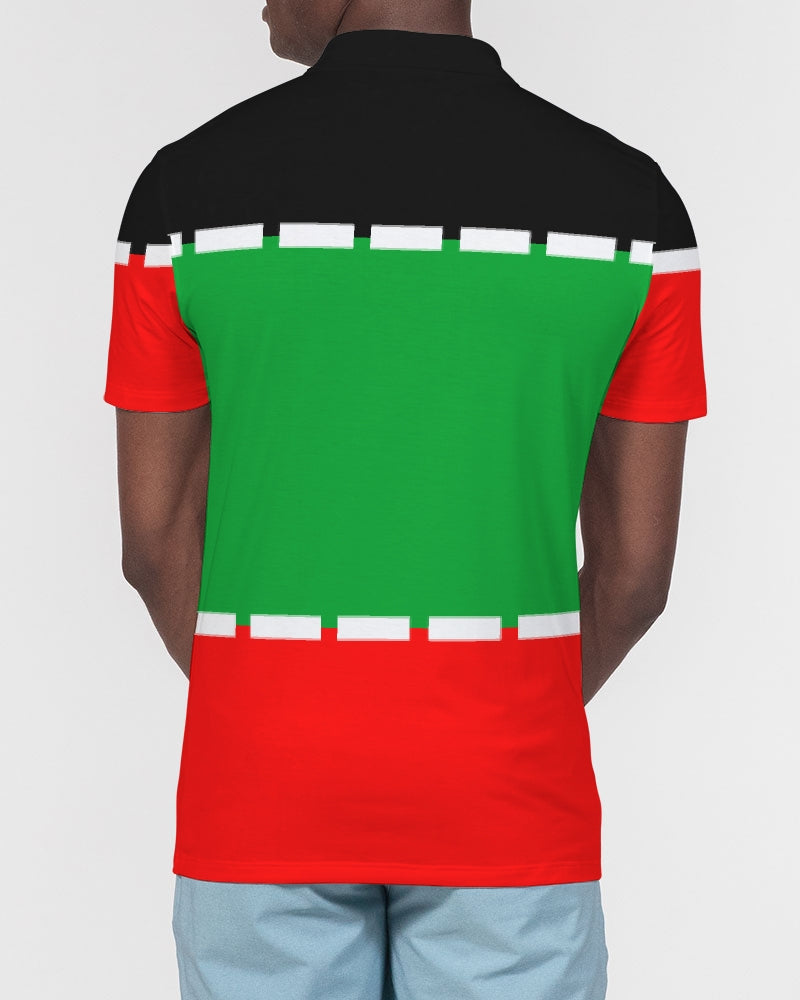 Black holiday by Marvin Jeans and Trinity D Marvin Men's Slim Fit Short Sleeve Polo