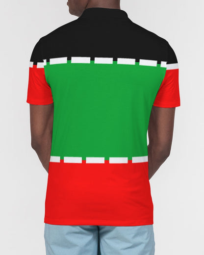 Black holiday by Marvin Jeans and Trinity D Marvin Men's Slim Fit Short Sleeve Polo