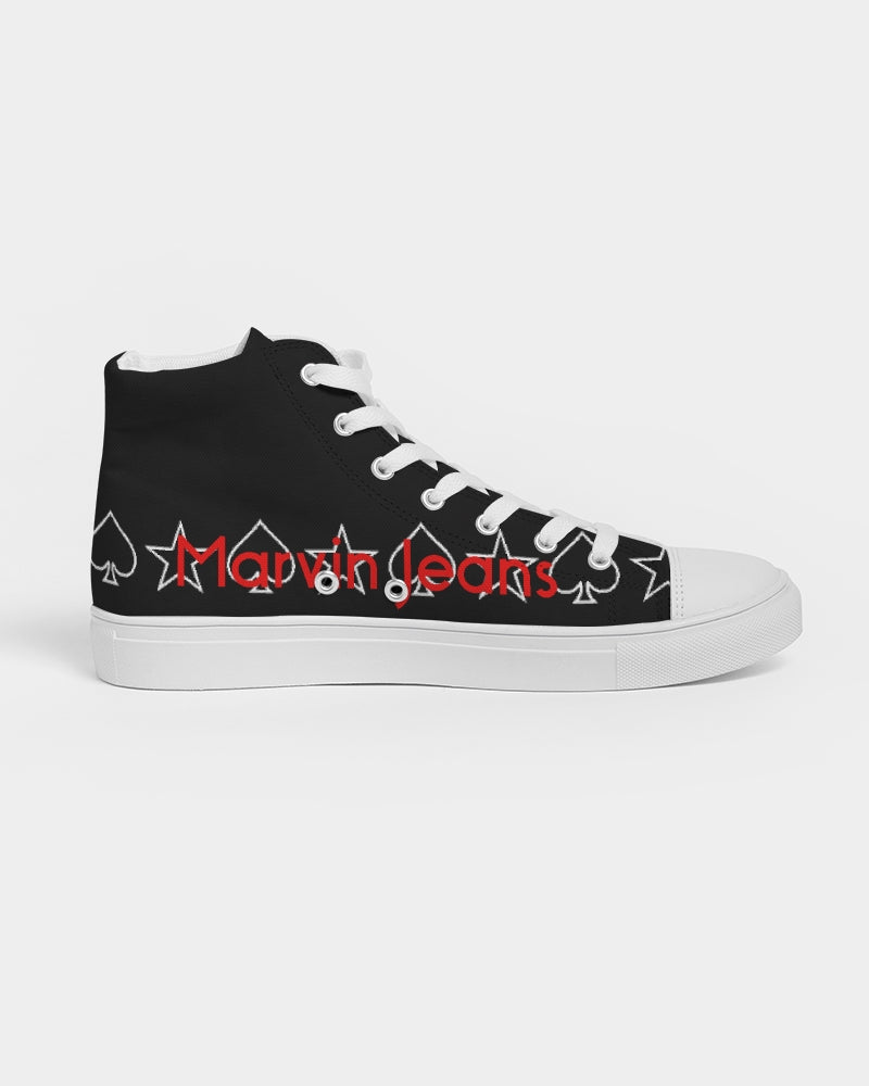 Black by Trinity D. Marvin Men's Hightop Canvas Shoe