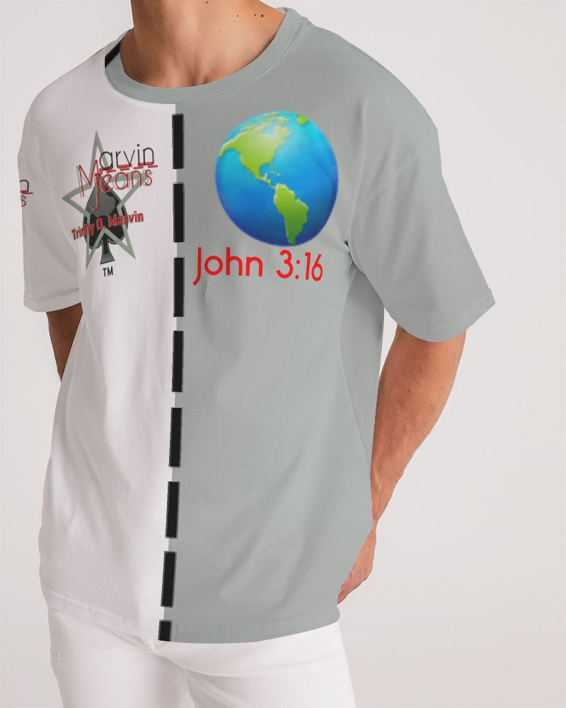 John 3:16 BY MARVIN JEANS Men's Premium Heavyweight Tee