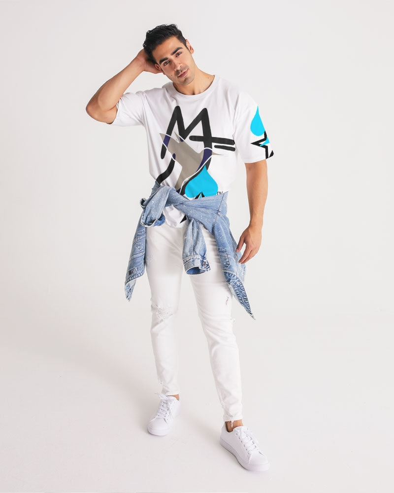 Two logo's BY MARVIN JEANS Men's Premium Heavyweight Tee