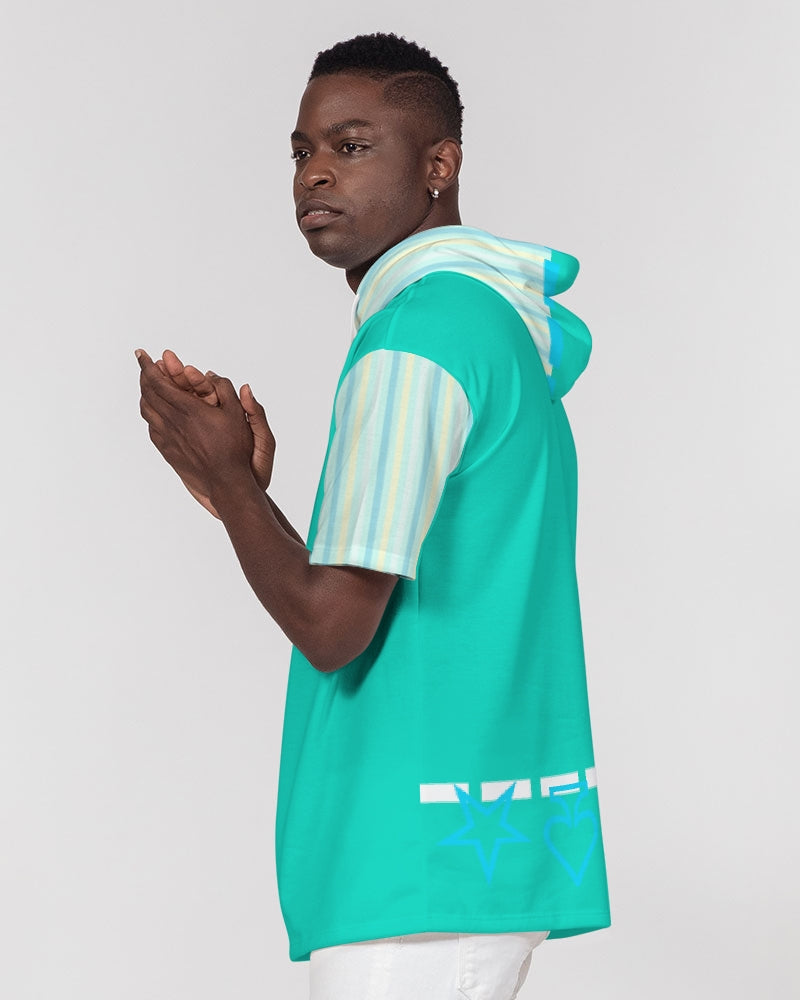 Pin stripes by Marvin Jeans and Trinity D Marvin Men's Premium Heavyweight Short Sleeve Hoodie
