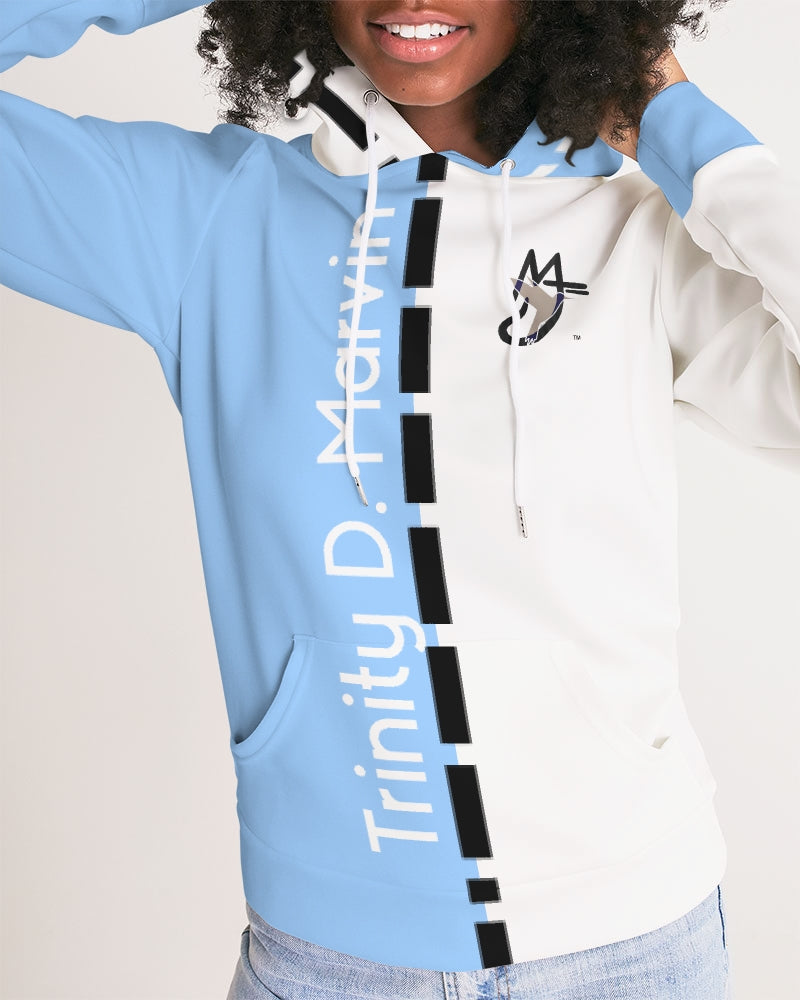 Baby blue by Marvin Jeans and Trinity D Marvin Women's Hoodie