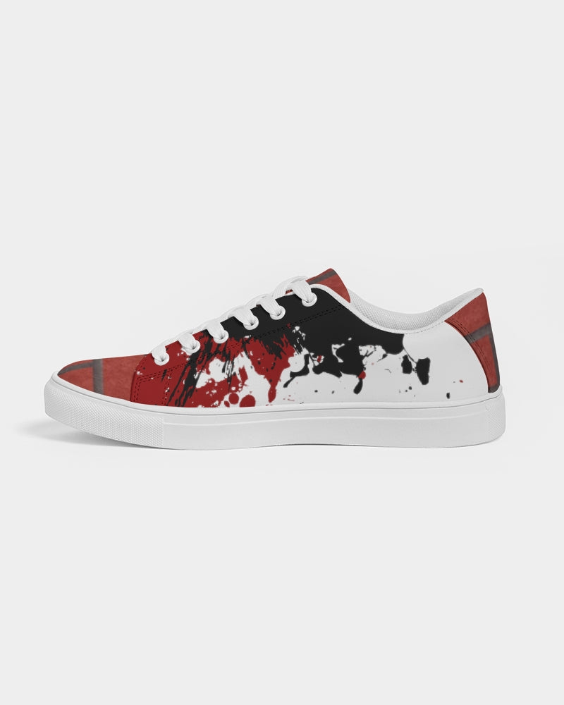 Brick city red awesome print Marvin Jeans and Trinity D Marvin Men's Faux-Leather Sneaker