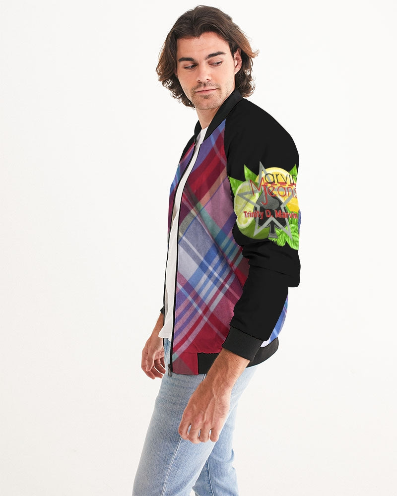 Plaids by Marvin Jeans and Trinity D Marvin Men's Bomber Jacket