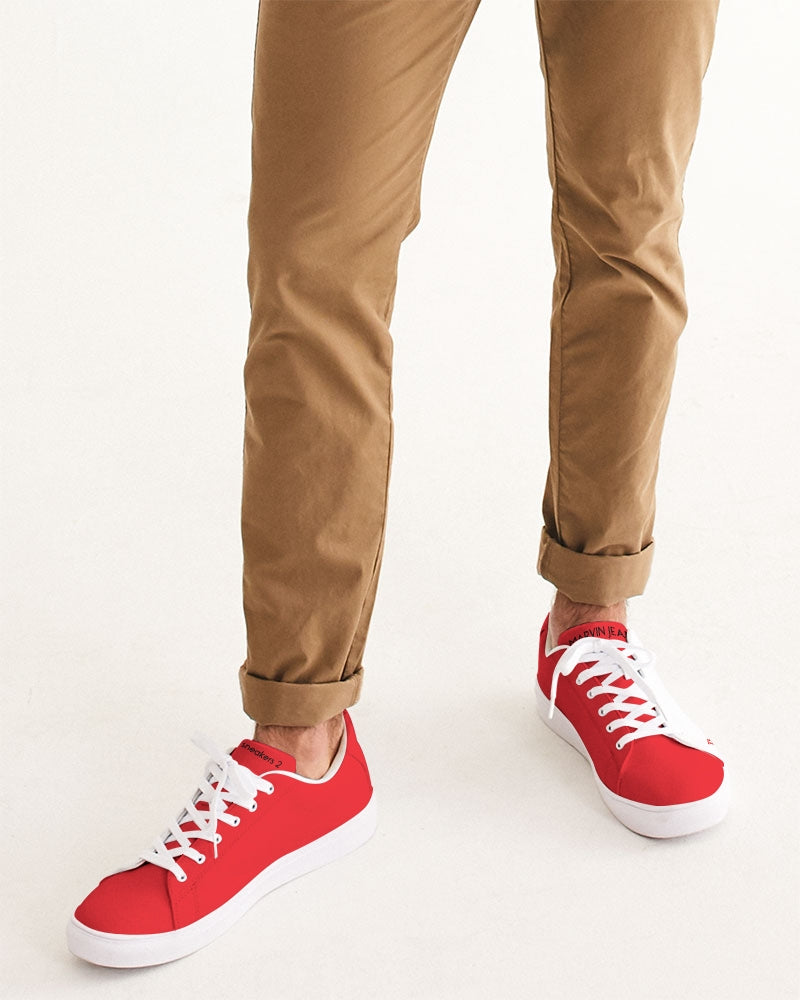 That new exclusive Men's Faux-Leather Sneaker