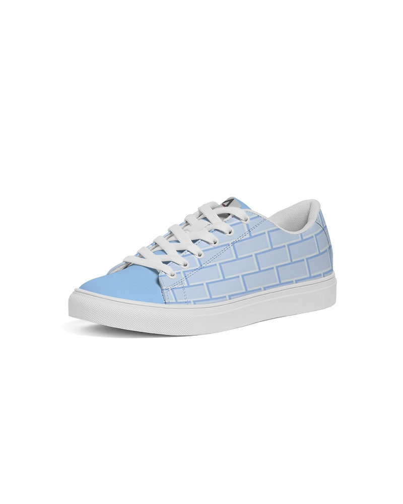 Baby blue brick Men's Faux-Leather Sneaker