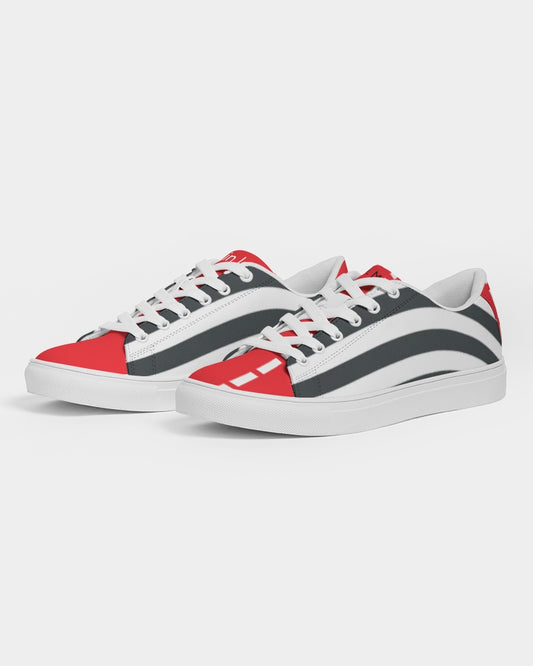 Zebra red by Trinity D Marvin Men's Faux-Leather Sneaker