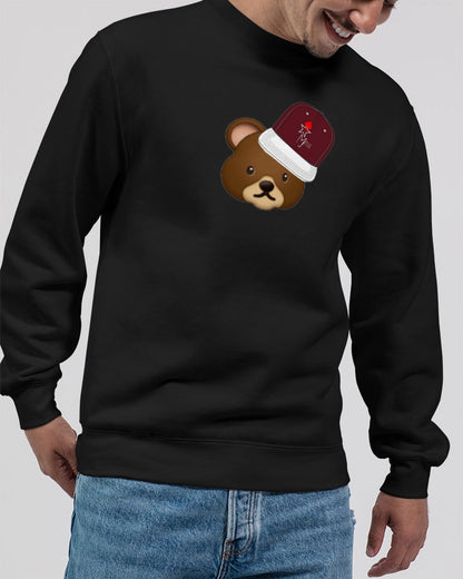 Bear cap by Marvin Jeans and Trinity D Marvin Unisex Premium Crewneck Sweatshirt | Lane Seven
