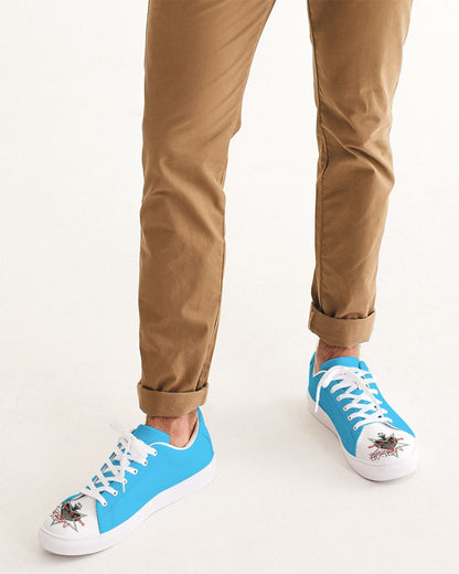 Loud blue by Marvin Jeans and Trinity D Marvin Men's Faux-Leather Sneaker