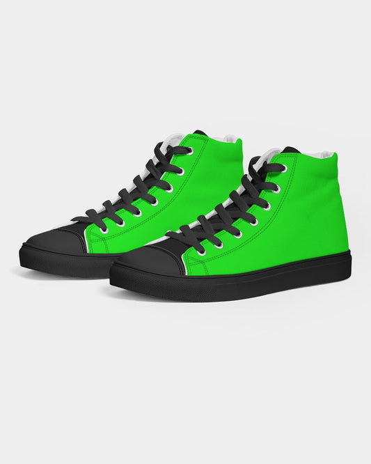 Black is beautiful BY MARVIN JEANS Men's Hightop Canvas Shoe - Black