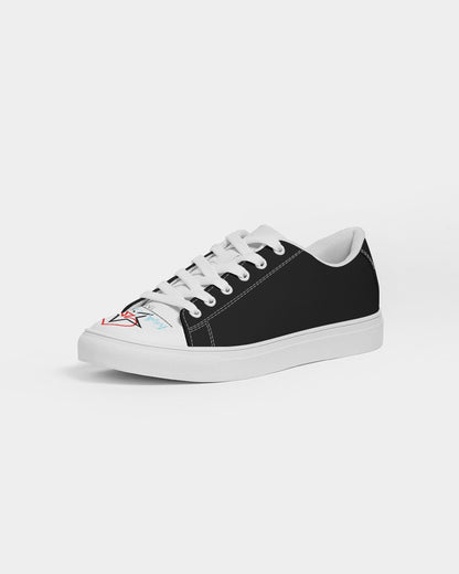 Black and white BY MARVIN JEANS Men's Faux-Leather Sneaker
