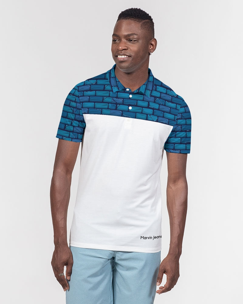 Brick City Men's Slim Fit Short Sleeve Polo