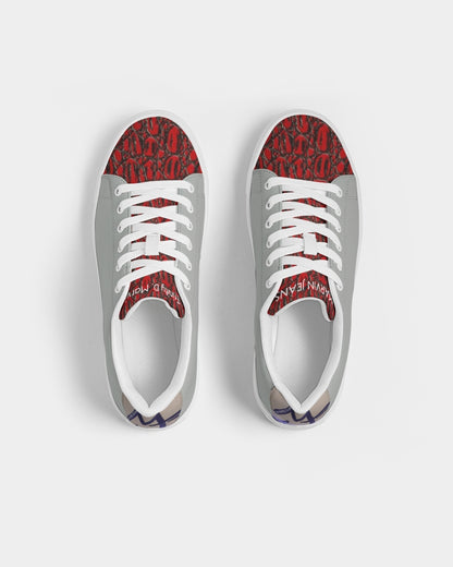 @the MARVIN JEANS company Gator red Men's Faux-Leather Sneaker