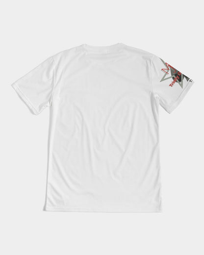 Blue cross by Trinity D Marvin and Marvin Jeans  Men's Tee