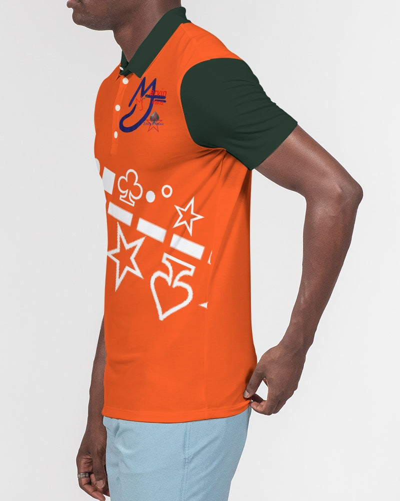 Miami by Marvin Jeans and Trinity D Marvin Men's Slim Fit Short Sleeve Polo