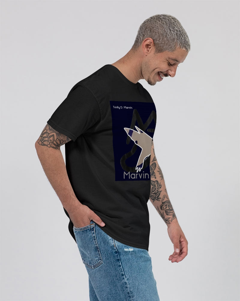 Black by Marvin Jeans and Trinity D Marvin Unisex Ultra Cotton T-Shirt | Gildan