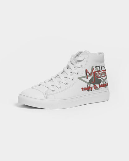 All white by Marvin Jeans and Trinity D Marvin Men's Hightop Canvas Shoe