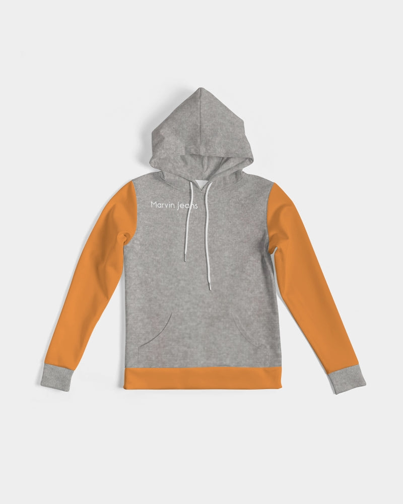 Light grey orange  Women's Hoodie