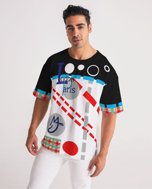 London Paris off grid by Marvin Jeans and Trinity D Marvin Men's Premium Heavyweight Tee