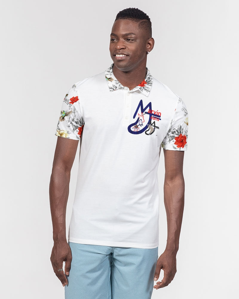 Rose's by Marvin Jeans and Trinity D Marvin Men's Slim Fit Short Sleeve Polo