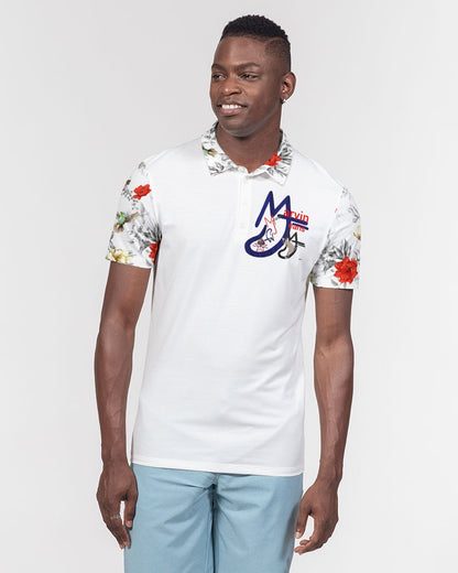 Rose's by Marvin Jeans and Trinity D Marvin Men's Slim Fit Short Sleeve Polo