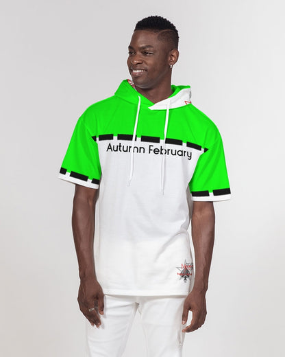 Autumn February BY MARVIN JEANS Men's Premium Heavyweight Short Sleeve Hoodie