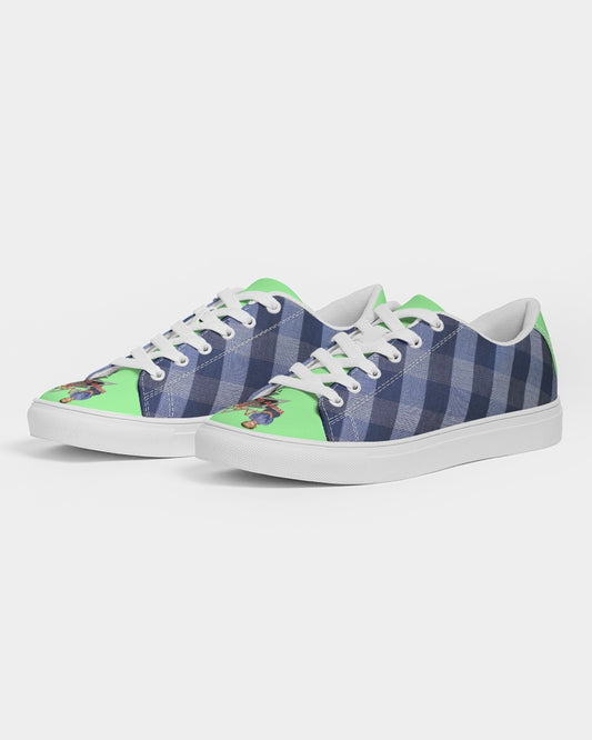Blue stripes Mint by Marvin Jeans and Trinity D Marvin Men's Faux-Leather Sneaker