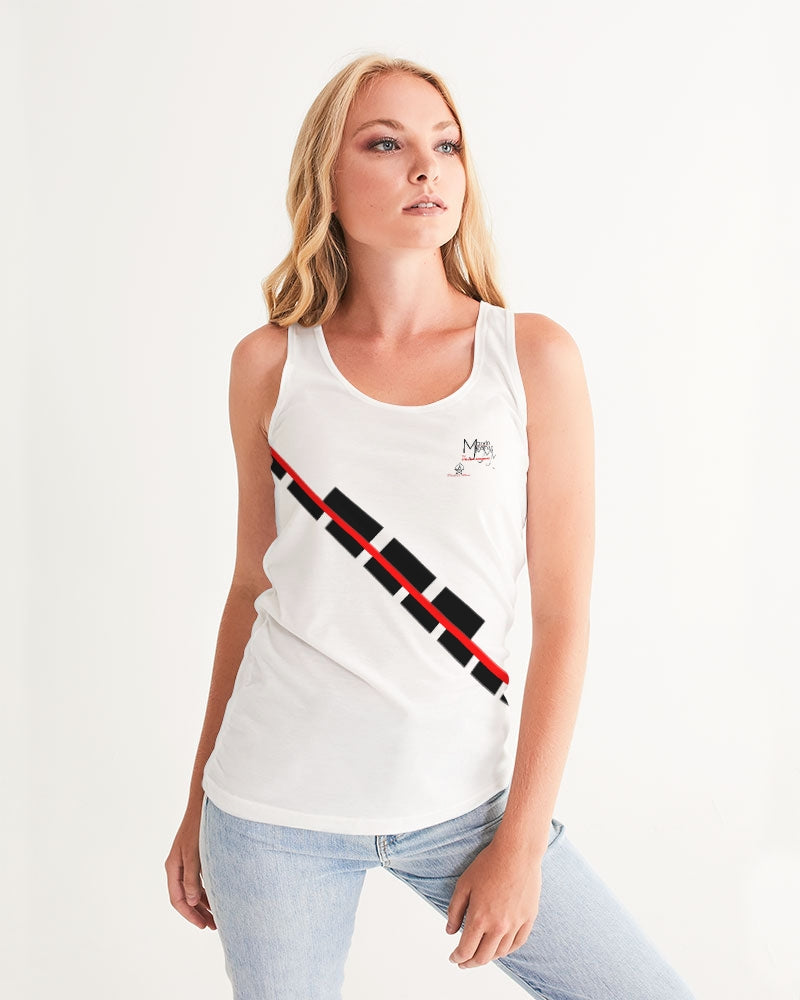 All white Marvin Jeans Women's Tank