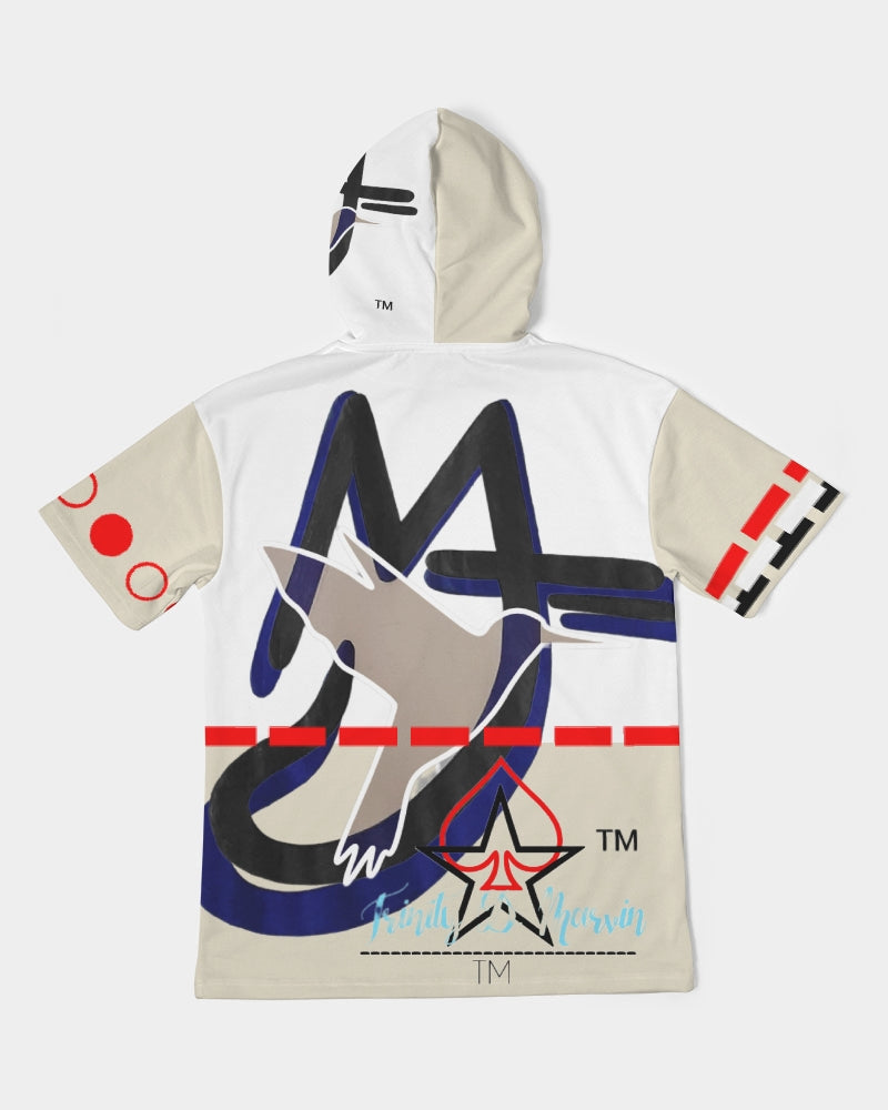 Logo's BY MARVIN JEANS Men's Premium Heavyweight Short Sleeve Hoodie
