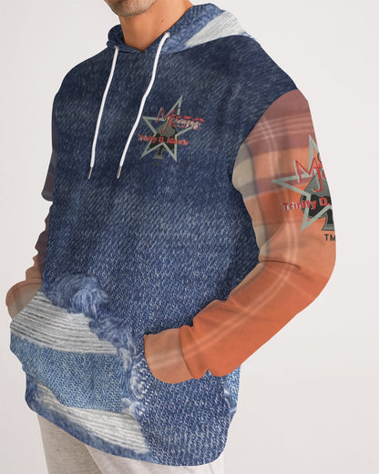 Denim mix by Marvin Jeans and Trinity D Marvin Men's Hoodie