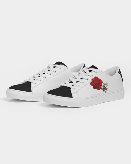 Red rose by Marvin Jeans and Trinity D Marvin Men's Faux-Leather Sneaker