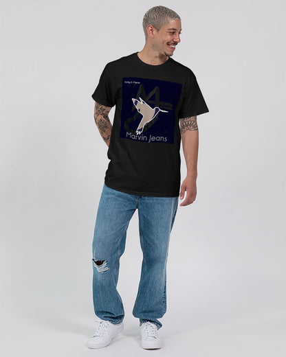 Black by Marvin Jeans and Trinity D Marvin Unisex Ultra Cotton T-Shirt | Gildan