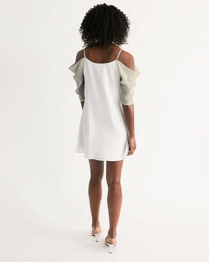 Blake MARVIN JEANS Women's Open Shoulder A-Line Dress