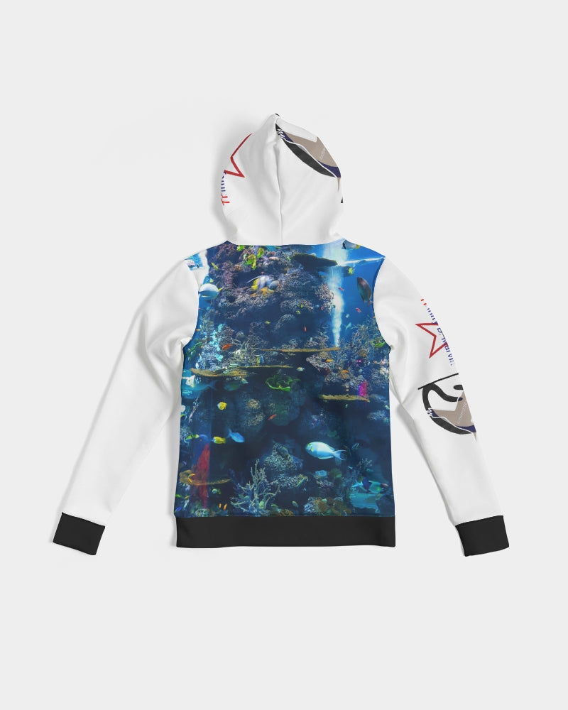 Sea world Two logo's SeaWorld by Marvin Jeans and Trinity D Marvin Women's Hoodie