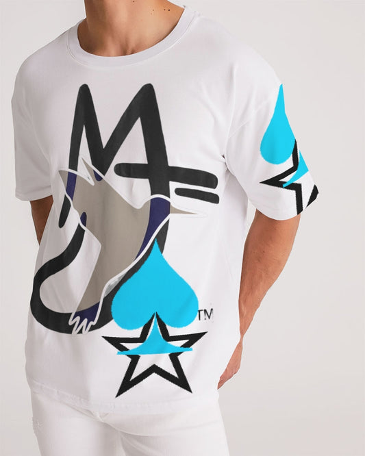 Two logo's BY MARVIN JEANS Men's Premium Heavyweight Tee
