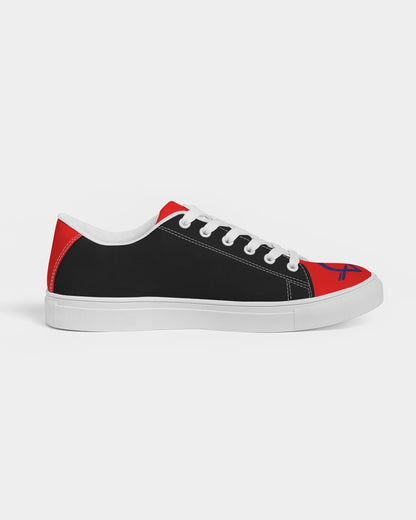 Red and black logo tipby Marvin Jeans and Trinity D Marvin Men's Faux-Leather Sneaker