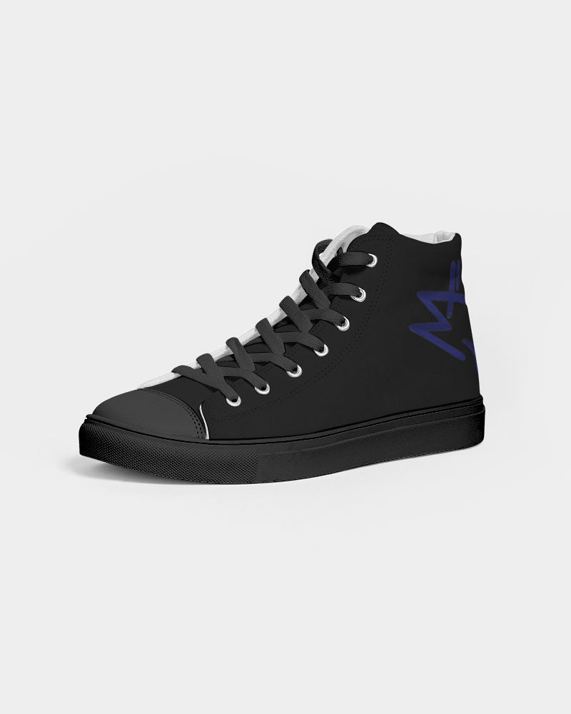 Black Legacy MJ BY MARVIN JEANS Men's Hightop Canvas Shoe - Black