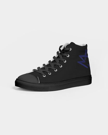 Black Legacy MJ BY MARVIN JEANS Men's Hightop Canvas Shoe - Black