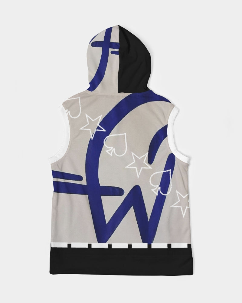 Two logo's BY MARVIN JEANS Men's Premium Heavyweight Sleeveless Hoodie