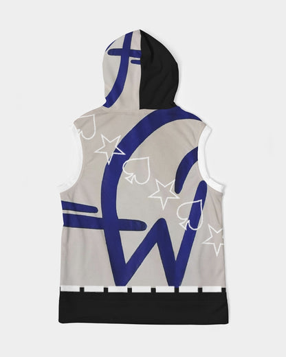 Two logo's BY MARVIN JEANS Men's Premium Heavyweight Sleeveless Hoodie