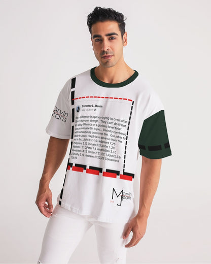 Gospel message victory by Trinity D. Marvin and Marvin Jeans Men's Premium Heavyweight Tee