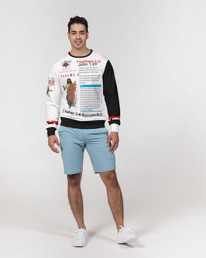 Gospel message 101 by Marvin Jeans and Trinity D Marvin Men's Classic French Terry Crewneck Pullover