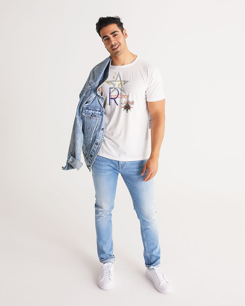 Rockstar all white by Marvin Jeans and Trinity D Marvin Men's Tee